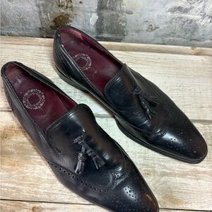 Men's Black Tassel Loafers